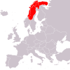 Laponsko, mapa