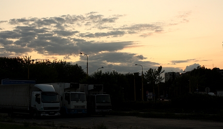 Už v Prešove nás chytil západ slnka, čo znamenalo, že do Blatnice prídeme naozaj doosť neskoro :)
