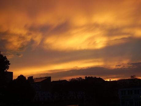 Západ slnka, Košice
