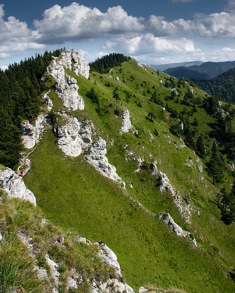 Ostrá, pohľad späť Ostrá, pohľad späť