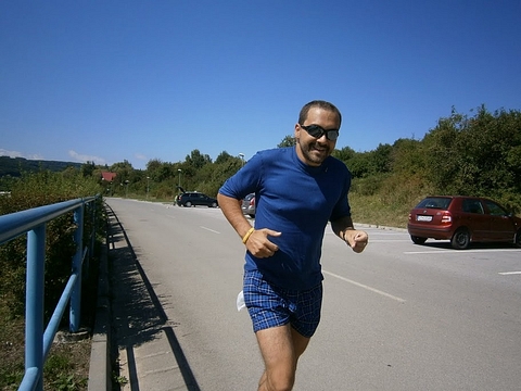 ... už len 2km do cieľa ...