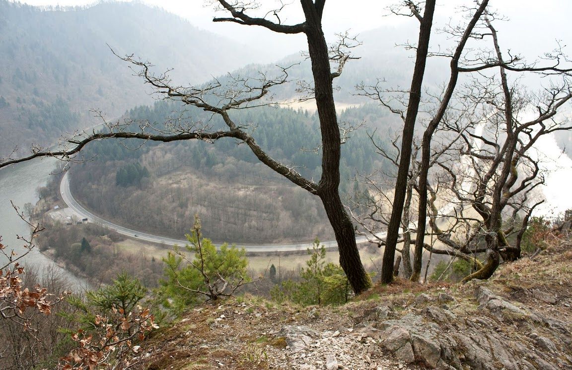 Domašínsky meander z hrebeňa Plesela (981m)