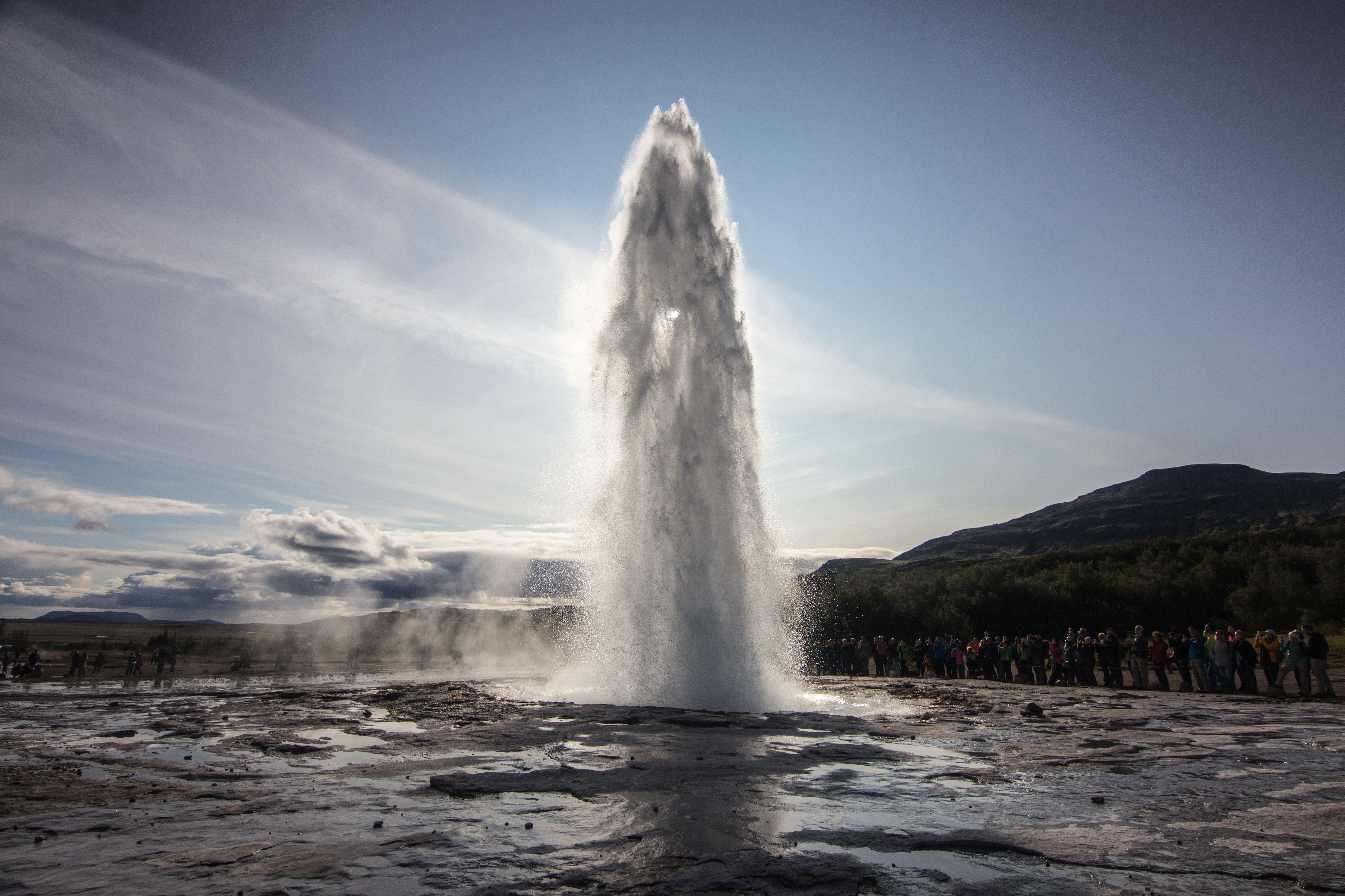 gejzír Strokkur, Island
